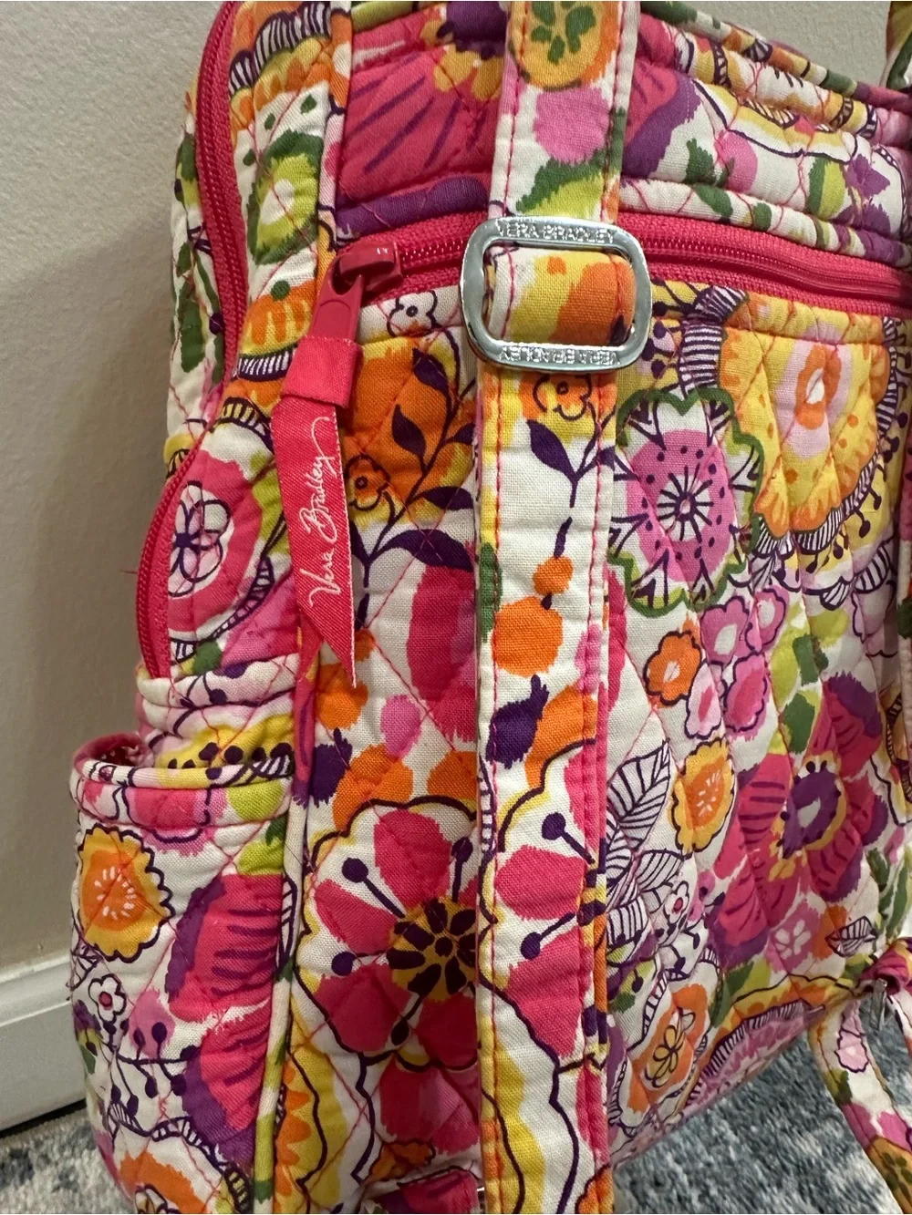 Vera Bradley Pink “Clementine” Mini Backpack